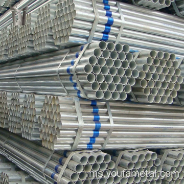 ASTM A53 A500 GI HOLLOW PIPE keluli lancar